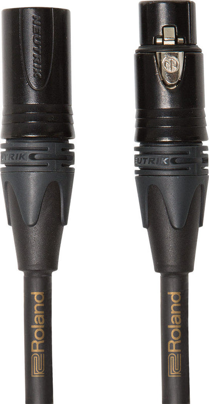 ROLAND RMC-G3 Gold Series 3ft Microphone Cable - Balanced with Neutrik XLR Connectors — view 2