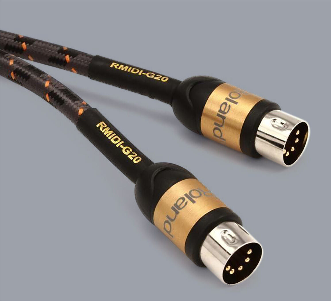 ROLAND RMIDI-G15 Gold Series MIDI Cable, 15ft Length, High-Quality Multi-Strand Copper, Reliable MIDI Connection — view 3
