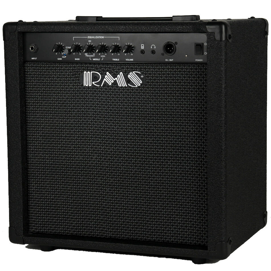 RMS 40-Watt Solid State Bass Amp Combo with 1x10" Speaker