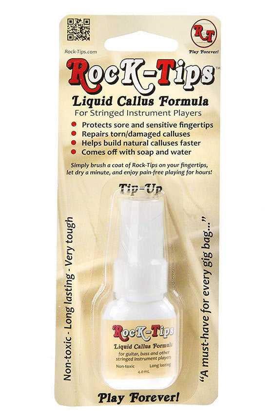 Rock Tips Liquid Callus Formula 4ml for Guitar and Stringed Instruments