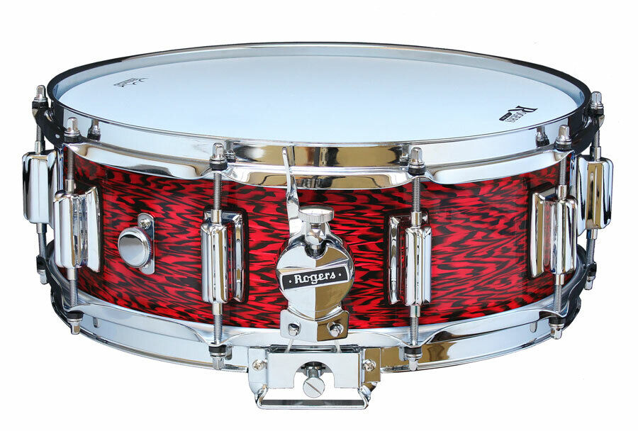 Rogers Dyna-Sonic Beavertail Series Snare Drum Red Onyx 14 x 5" Model No. 36RO