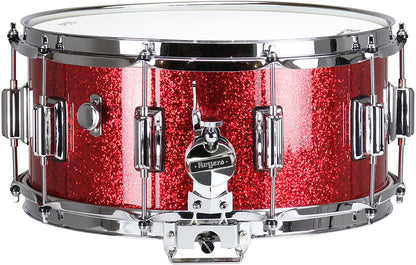 Rogers Dyna-Sonic Custom Series Snare Drum - Red Sparkle Lacquer, 14 x 6.5"