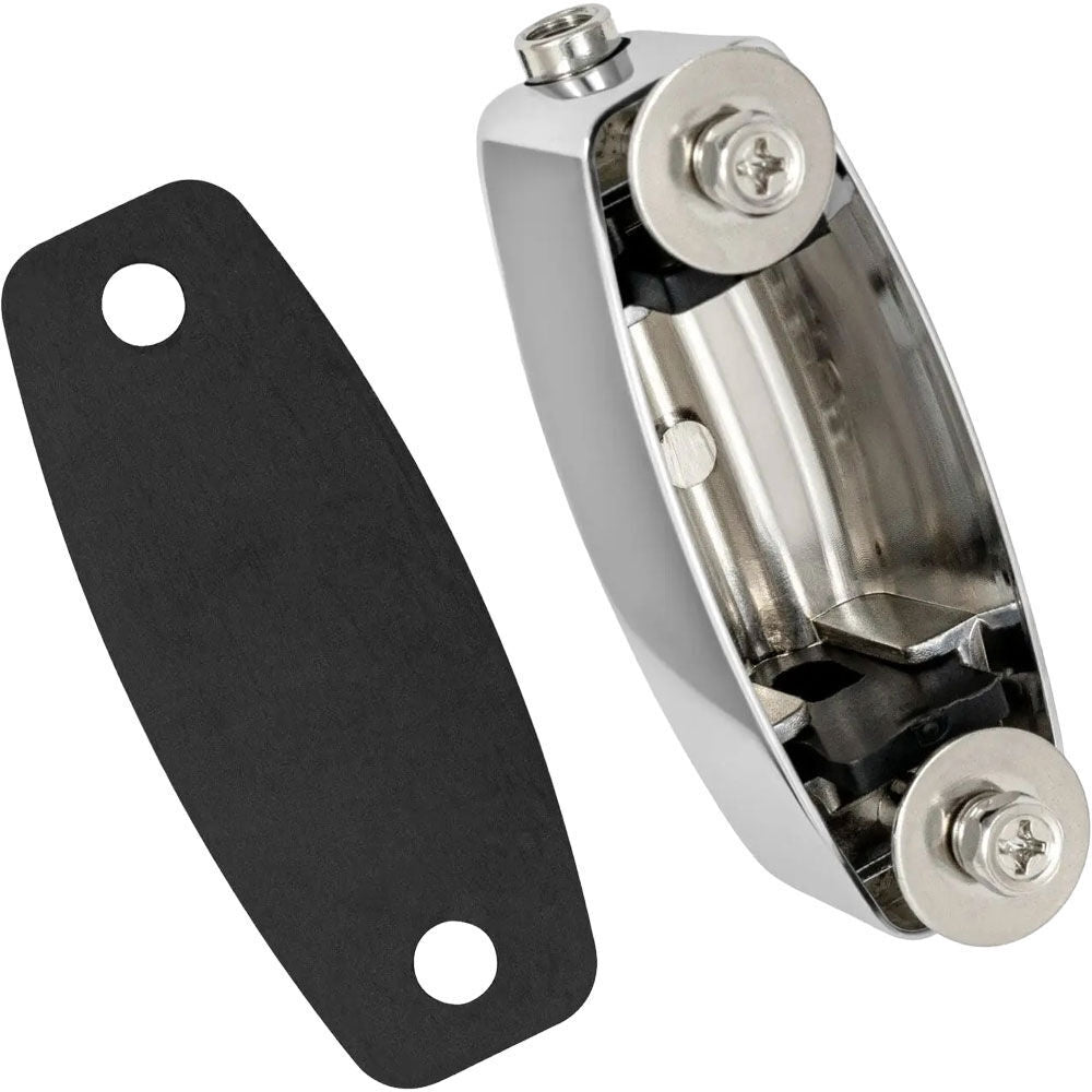 Rogers Bread and Butter Double-Sided Centre Drum Lug - Vintage Replacement, 2-5/8" Body, Springless Design, Includes Mounting Screws and Gasket — view 2