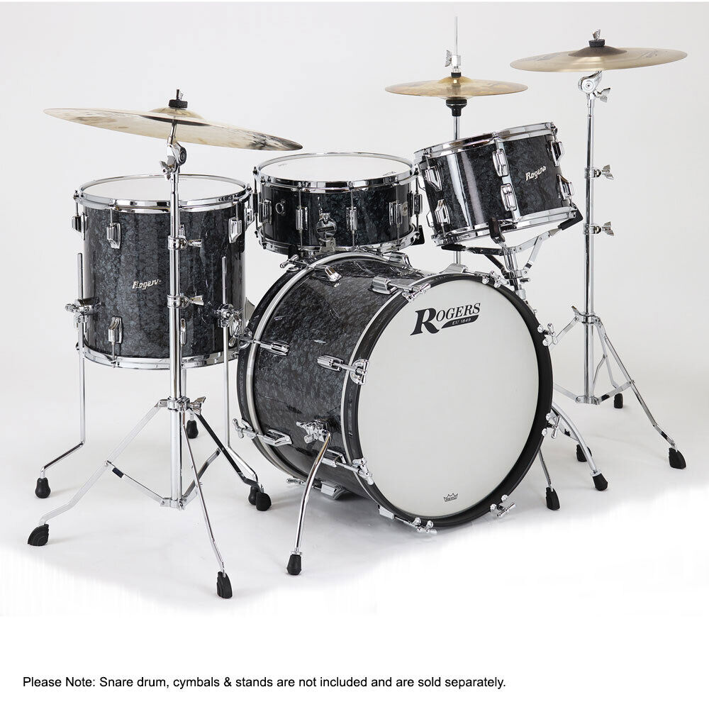 Rogers Covington Series 3-Piece Drum Kit - Black Diamond Pearl, Model ROGCV0320HXBP — view 5