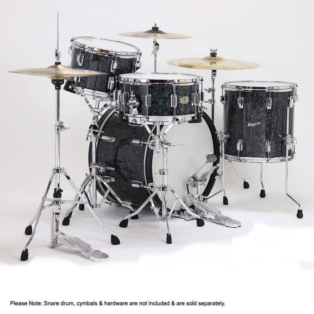 Rogers Covington Series 3-Piece Drum Kit - Black Diamond Pearl, Model ROGCV0320HXBP — view 4