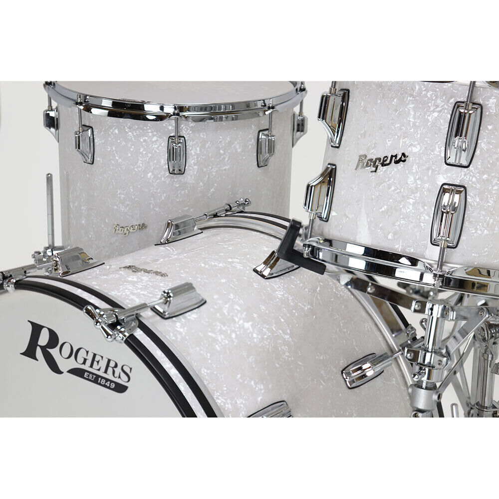 Rogers CV-0322HX Covington Series 3-Piece Drum Kit - White Marine Pearl — view 4