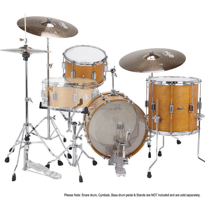 Rogers TWR-0318HXSFWS Tower Series 3-Piece Drum Kit in Satin Fruitwood Stain — view 4