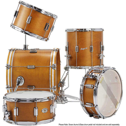 Rogers TWR-0318HXSFWS Tower Series 3-Piece Drum Kit in Satin Fruitwood Stain — view 6