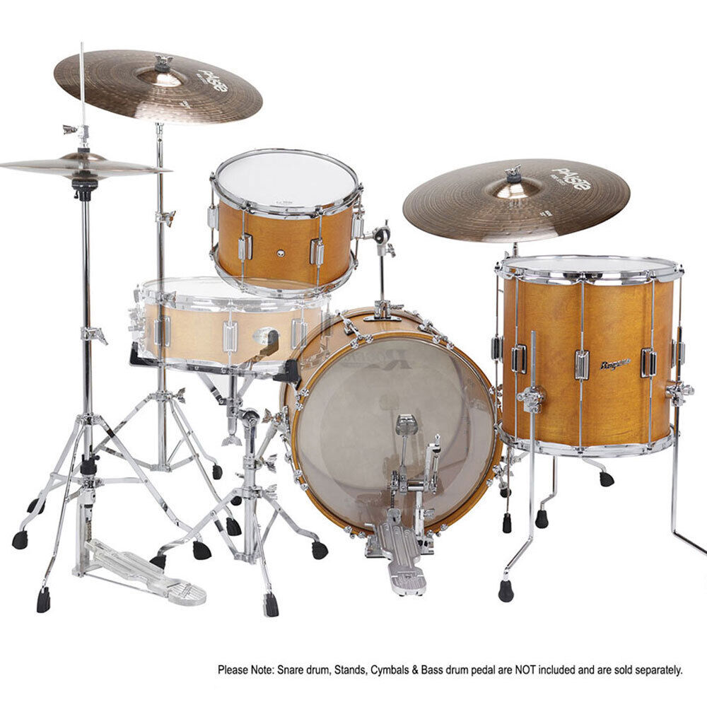 Rogers TWR-0318HXSFWS Tower Series 3-Piece Drum Kit in Satin Fruitwood Stain — view 5