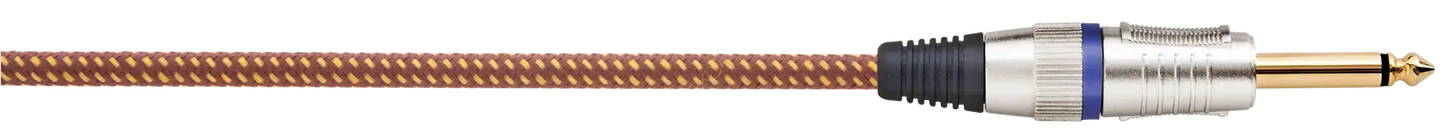 Carson Cable Co Rocklines 20ft Braided Vintage Tweed Guitar Cable — view 2