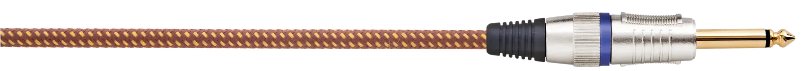 Carson Cable Co Rocklines 20ft Braided Vintage Tweed Guitar Cable — view 2