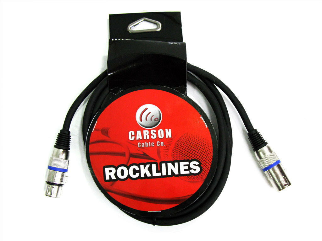 Carson Lead Professional Heavy Duty XLR(F) To XLR(M) 6 Foot Long