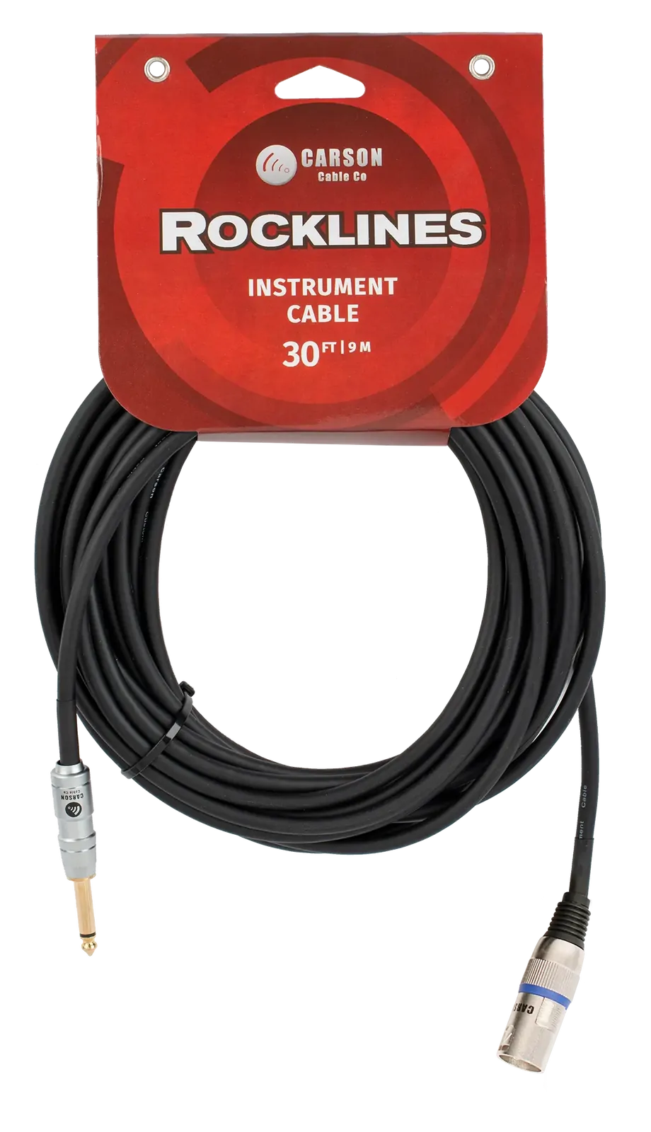 Carson Cable Co Rocklines 30 ft Microphone/Audio Cable XLR(M)-Jack