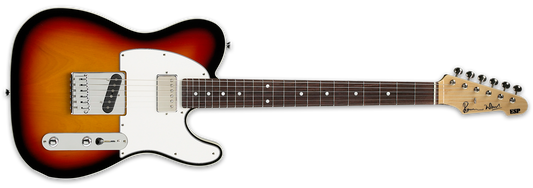 ESP Custom Shop Ron Wood Signature Model In 3 Tone Sunburst