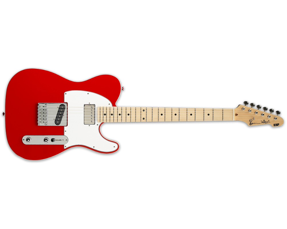ESP Custom Ron Wood Signature Fiesta Red