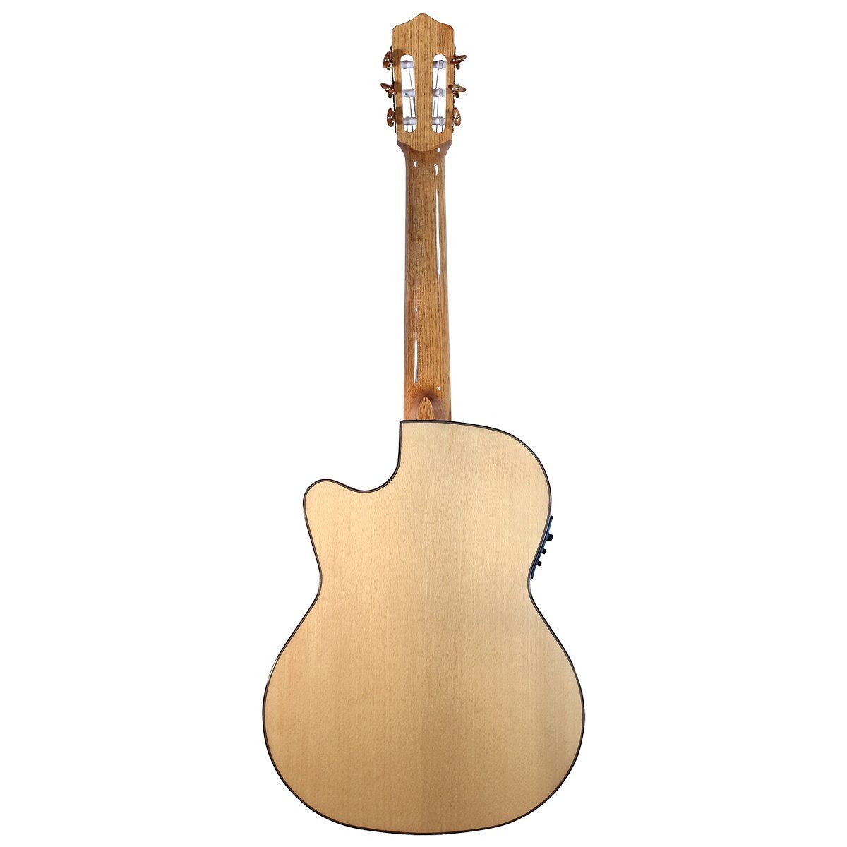 Kremona Rosa Luna Classical Guitar Solid Spruce Top Beech Cutaway with Case — view 2