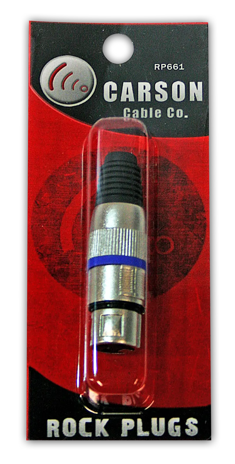 Carson Cable Co Rock Plug XLR Female 3 Pin Socket Connector Diecast N — view 2
