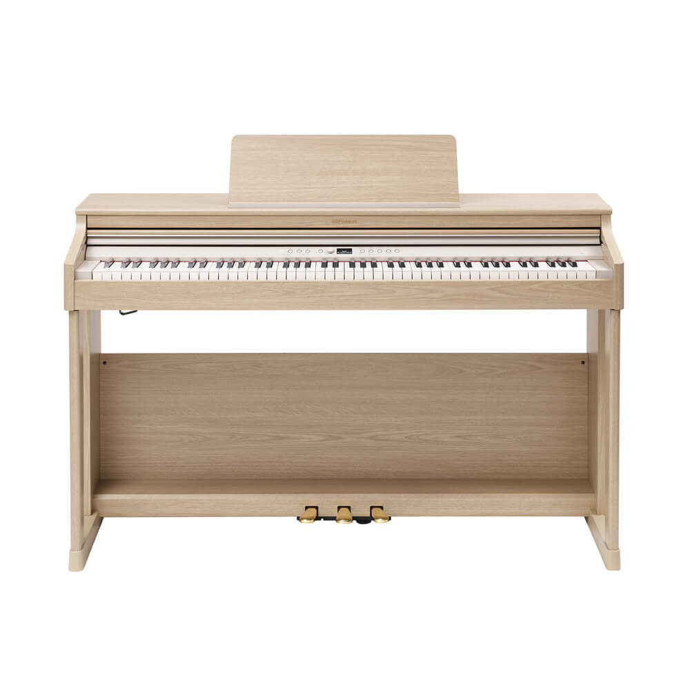 ROLAND RP701 Digital Piano & Stool - Light Amber Oak Finish, SuperNATURAL Sound, Family-Friendly Design — view 7