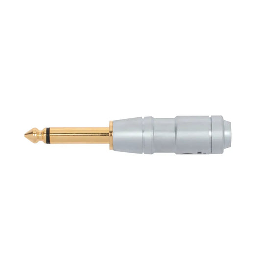 Carson Cable Co Rock Plug Mono 6.3mm Gold Shaft Satin Finish