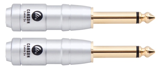 Carson Cable Co Rock Plug Mono 6.3mm Gold Shaft Satin Q/P02