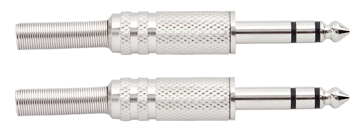 Carson Cable Co JACK PLUG MONO 6.3MM NICKEL PLATED ROCK PLUG Q/P02