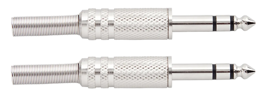 Carson Cable Co JACK PLUG MONO 6.3MM NICKEL PLATED ROCK PLUG Q/P02