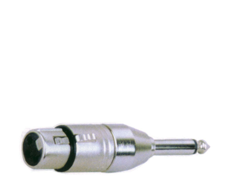 CARSON - Rock Plugs Adaptor Lead Coupler XLR Female - 6.3 Mono Male Plug