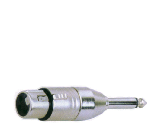 CARSON - Rock Plugs Adaptor Lead Coupler XLR Female - 6.3 Mono Male Plug