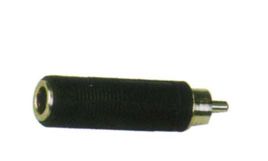 CARSON - Rock Plugs Adaptor / Lead Coupler  RCA Jack - 6.3 Mono Socket
