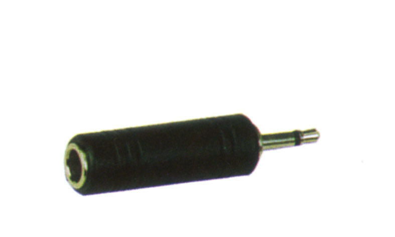 CARSON - Rock Plugs Adaptor / Lead Coupler  3.5 Mono Jack - 6.3 Mono Socket