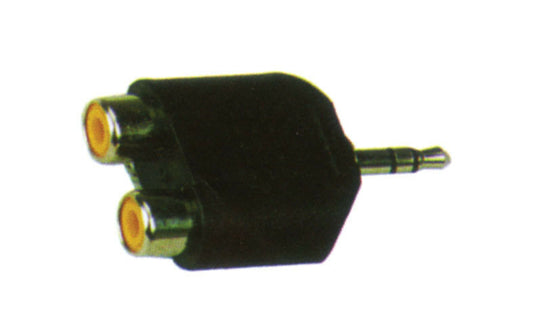 CARSON - Rock Plugs Adaptor  3.5 Stereo Jack to 2 x RCA Socket