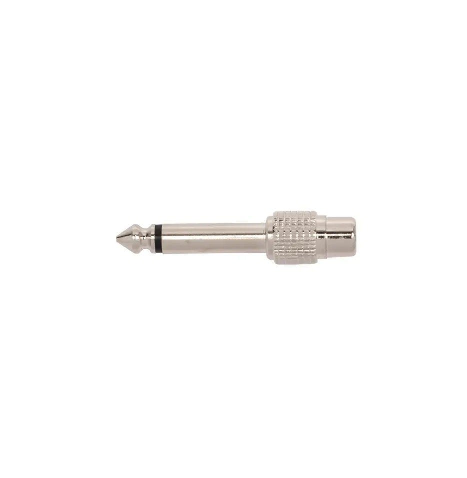 Carson Cable Co Carson Rock Plugs RCA Socket F to 6.3mm Mono Male Jack Adaptor