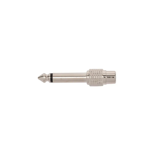 Carson Cable Co Carson Rock Plugs RCA Socket F to 6.3mm Mono Male Jack Adaptor