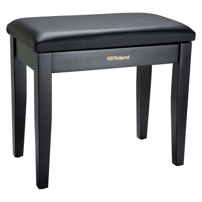 ROLAND RPB-100BK Fixed-Height Piano Bench - Durable Black Wood with Cushioned Seat for Comfort and Storage — view 6
