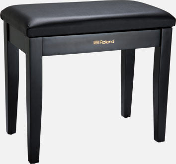 ROLAND RPB-100 Piano Bench - Fixed Height, Cushioned Seat, Solid Wood, Satin White Finish