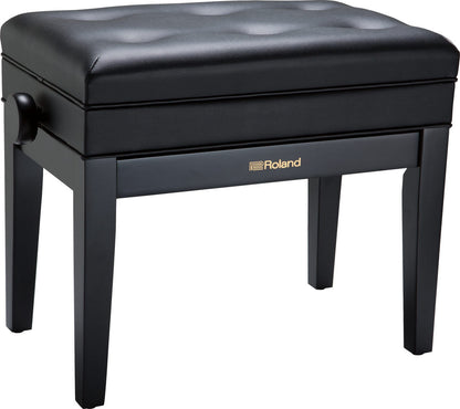 ROLAND RPB-400 Adjustable Piano Bench - Black, Solid Wood, Cushioned Seat, Storage Compartment, Ideal for Keyboards & Pianos — view 4