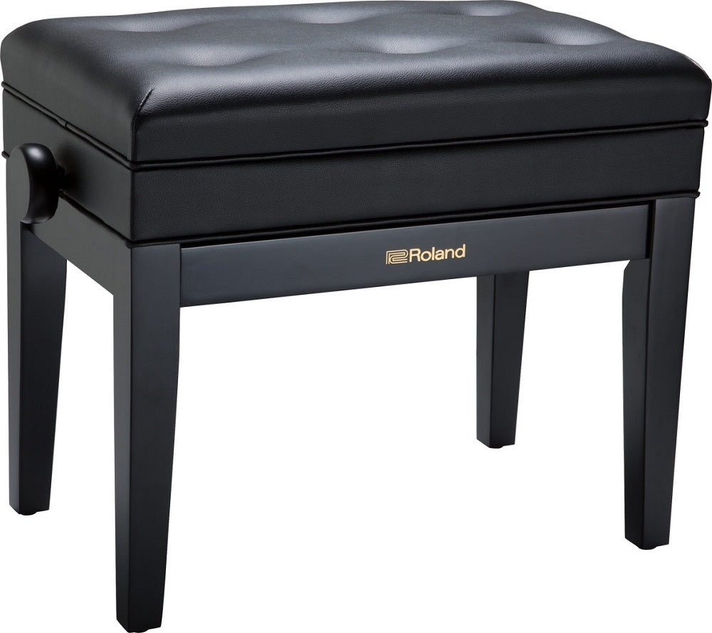 ROLAND RPB-400 Adjustable Piano Bench - Black, Solid Wood, Cushioned Seat, Storage Compartment, Ideal for Keyboards & Pianos — view 7
