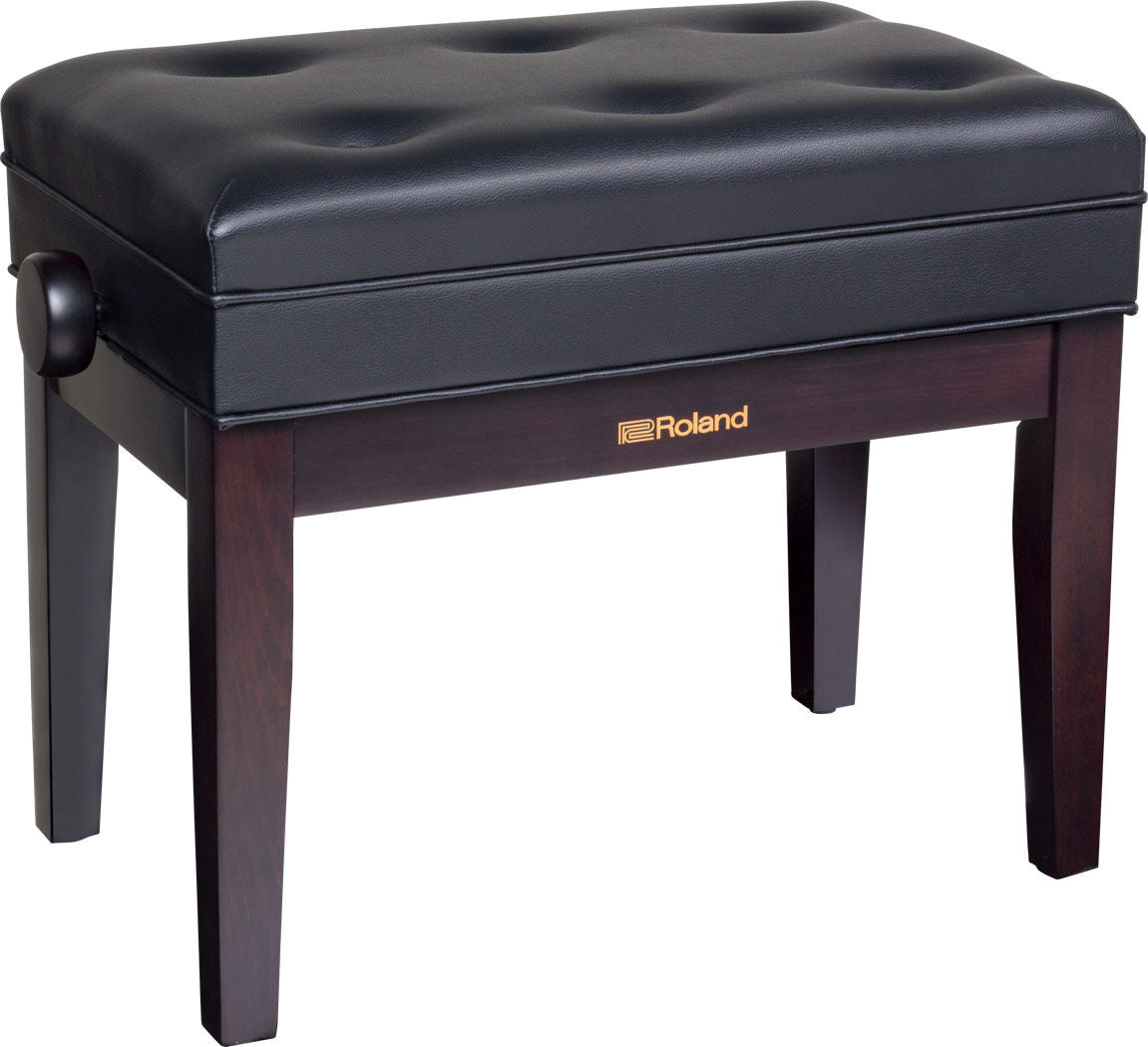 ROLAND RPB-400 Adjustable Piano Bench - Black, Solid Wood, Cushioned Seat, Storage Compartment, Ideal for Keyboards & Pianos — view 6