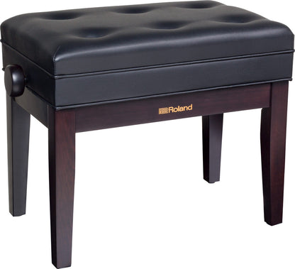 ROLAND RPB-400 Adjustable Piano Bench - Black, Solid Wood, Cushioned Seat, Storage Compartment, Ideal for Keyboards & Pianos — view 6
