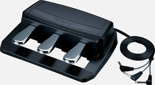 ROLAND RPU-3 Pedal Unit - Triple Pedal System with 1/4" Outputs for FP-7F & RD-700 Series, Real Piano Experience