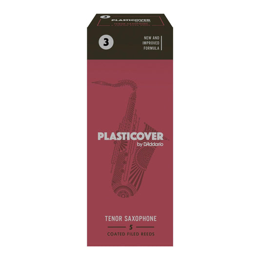 Rico Plasticover Tenor Sax Reeds, Strength 3.0, 5-pack