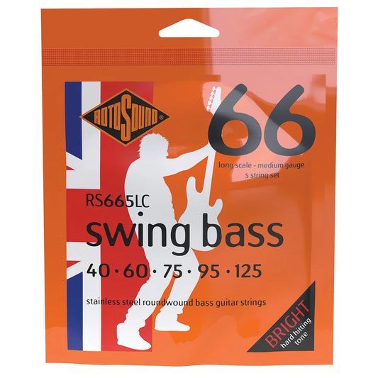 Rotosound Swing Bass 66 Long Scale 5-String Stainless Steel Strings [RS665LC]