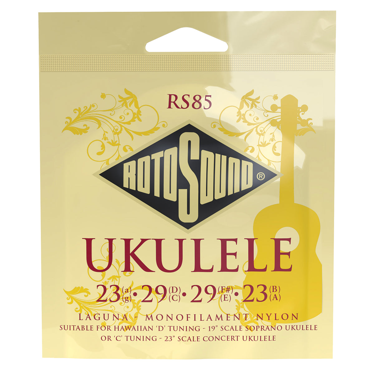 Rotosound Laguna Precision Monofilament Nylon Ukulele String Set RS85