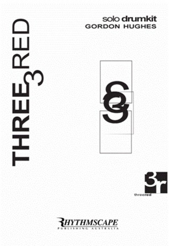Three Red Solo Drum Kit