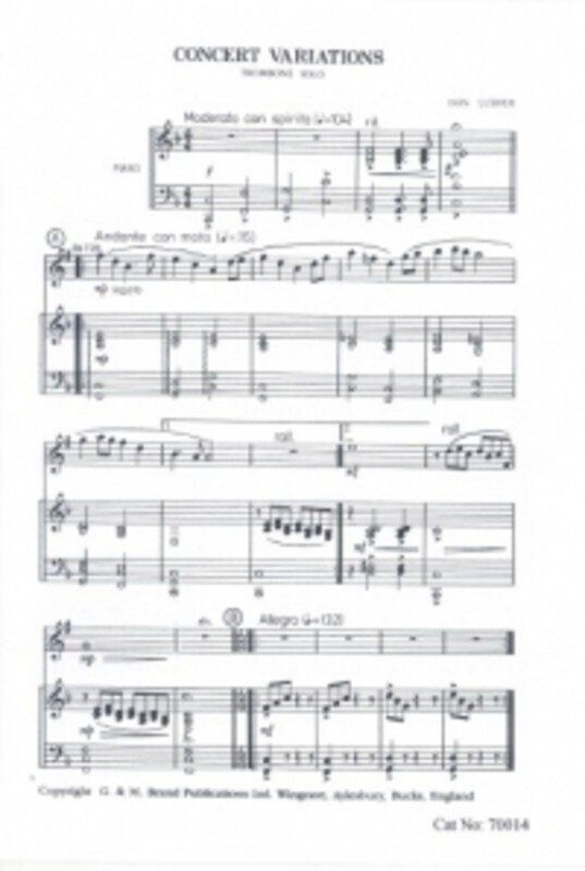 Concert Variations for Trombone and Piano