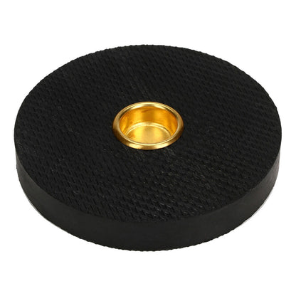 Luthier's Choice Cello Rock Stop - Rubber with Brass Cup, Durable, Compact, Secure Endpin Anchor