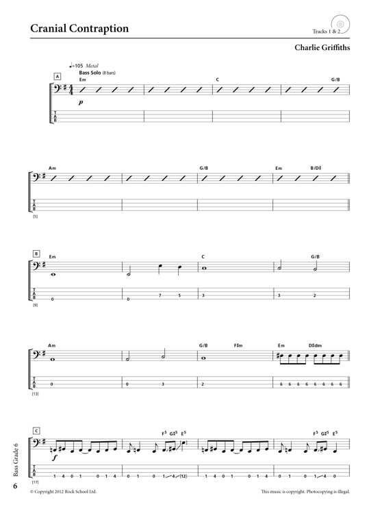 Rockschool Bass Grade 6 Syllabus 2012-2018 — view 3