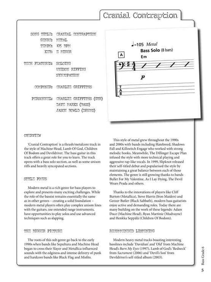 Rockschool Bass Grade 6 Syllabus 2012-2018 — view 2