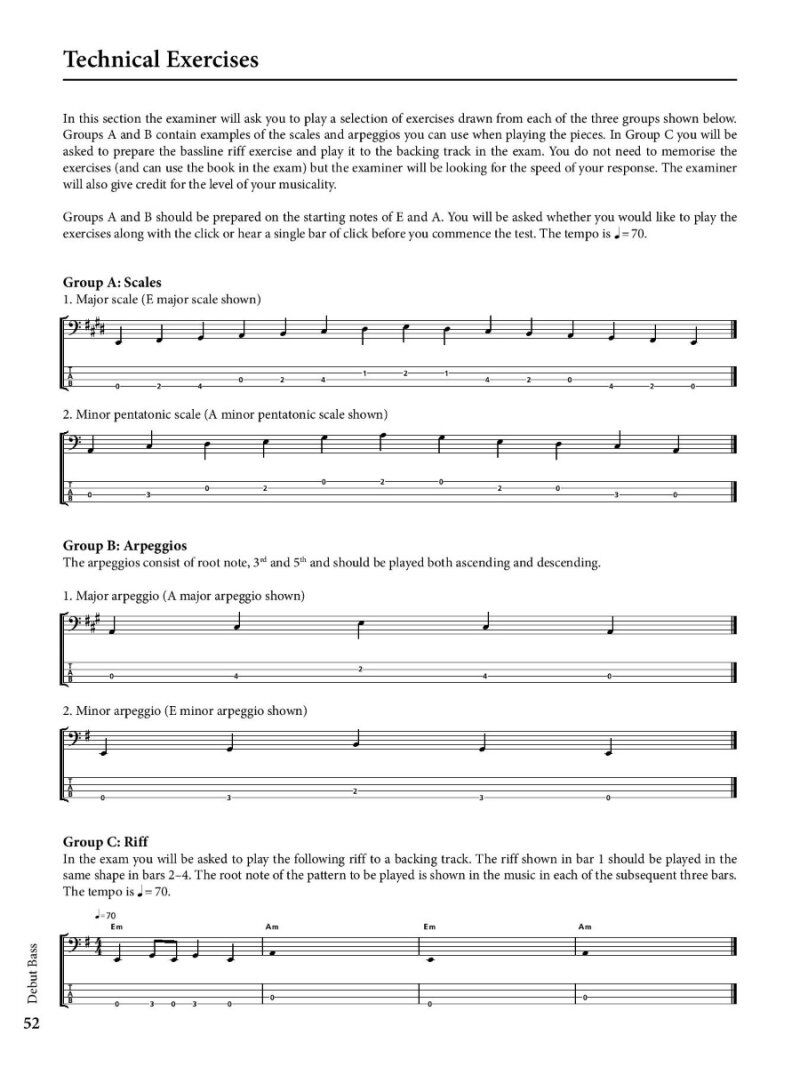 Rockschool Bass Debut 2018-2024 BK/OLA — view 4