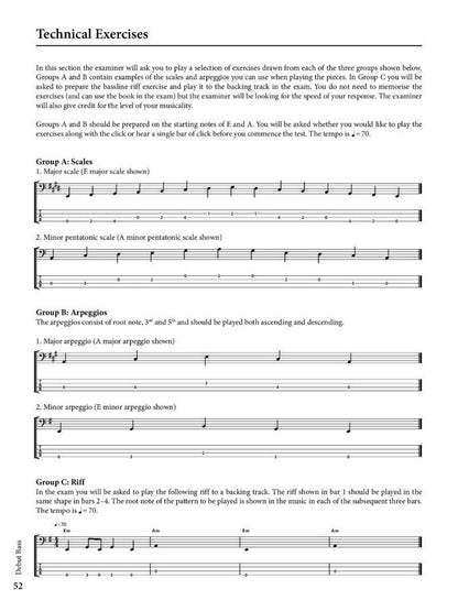 Rockschool Bass Debut 2018-2024 BK/OLA — view 4